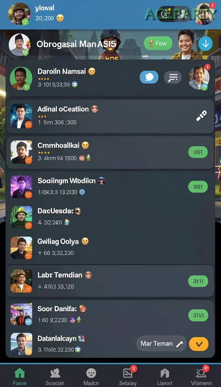 Cuplikan layar SUTRATOTO — pengaturan akun